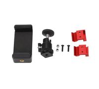 Gucagle Soporte Universal para teléfono para Traxxas TX TQi Soporte para teléfono transmisor Estable y Duradero Ajustable para teléfonos de más de 5,5 Pulgadas Base de aleación de (Roja)