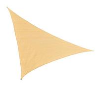 Gucagle Toldo para Velas de Sombra para Exteriores, Red con Forma de Triángulo, Bloqueo UV, Transpirable, Duradero para Patio, jardín, Piscinas, Amarillo, 3x3x3M