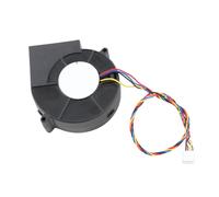 Gucagle Ventilador para barbacoa Soplador de aire eléctrico Motor sin escobillas de alta potencia 12 V 2,94 A con control de velocidad PWM para camping Picnic BBQ Negro 97x94x33 mm