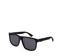 Gucci Hombre Gucci GG0010S 001 Gafas de sol Acetato Negro Gris Cuadrada Normal