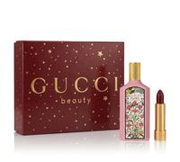 Gucci Flora Gorgeous Gardenia 50 ml + barra de labios 509 Rouge De Beauté Brillant 1,8 g agua de perfume para mujer