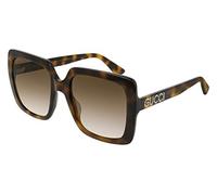 Gucci Gafas de Sol GG0418S Havana/Brown Shaded 54/20/140 mujer