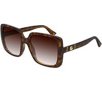 Gucci Mujer GG0632S 002 Gafas de sol Inyectado la Habana Marrón Cuadrada Normal Sombreado