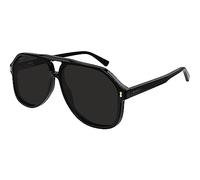 GUCCI GG1042S Gafas, Black-Black-Grey, 60 para Hombre