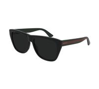 Gucci Hombre GG0926S 001 Gafas de sol Acetato Negro Gris Cuadrada Normal