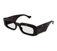 Gucci Hombre GG1426S 005 Gafas de sol Acetato la Habana Transparente Cuadrada Normal