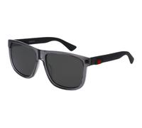 Gucci Hombre Gucci GG0010S 004 Gafas de sol Acetato Gris Gris Cuadrada Polarizado