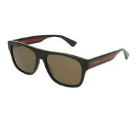 Gucci Hombre Gucci GG0341S 002 Gafas de sol Acetato Negro Gris Cuadrada Polarizado