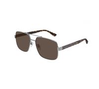 Gucci Hombre Gucci GG0529S 002 Gafas de sol Metal Rutenio Marrón Piloto Normal