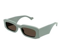 Gucci Hombre Gucci GG1426S 004 Gafas de sol Acetato Verde Marrón Cuadrada Normal
