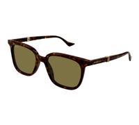 Gucci Hombre Gucci GG1493S 002 Gafas de sol Acetato la Habana Verde Cuadrada