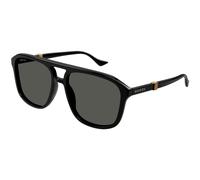 Gucci Hombre Gucci GG1494S 001 Gafas de sol Acetato Negro Gris Piloto
