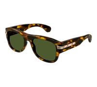 Gucci Hombre Gucci GG1517S 003 Gafas de sol Acetato la Habana Verde Cuadrada