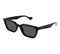 Gucci Hombre Gucci GG1539S 001 Gafas de sol Inyectado Negro Gris Cuadrada
