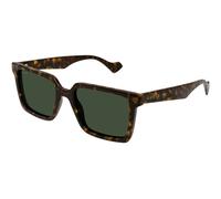 Gucci Hombre Gucci GG1540S 002 Gafas de sol Inyectado la Habana Verde Cuadrada