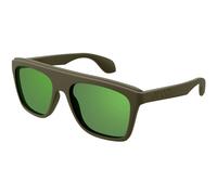 Gucci Hombre Gucci GG1570S 005 Gafas de sol Inyectado Verde Verde Cuadrada