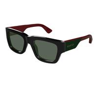 Gucci Hombre Gucci GG1668S 003 Gafas de sol Acetato Negro Verde Cuadrada