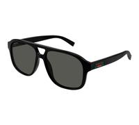 Gucci Hombre Gucci GG1856S 001 Gafas de sol Inyectado Negro Gris Piloto