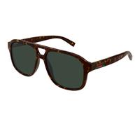 Gucci Hombre Gucci GG1856S 002 Gafas de sol Inyectado la Habana Verde Piloto