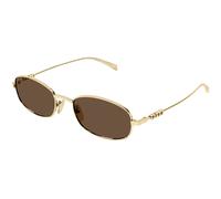 Gucci Hombre Gucci GG1940S 002 Gafas de sol Metal Oro Marrón Redonda