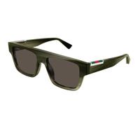 Gucci Hombre Gucci GG1960S 005 Gafas de sol Acetato Verde Marrón Cuadrada