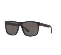 Gucci Hombre Sunglass GG0010S - Color del Marco: Negro, Color de la Lente: Gris