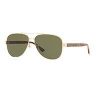 Gucci Hombre Sunglass GG0528S - Color del Marco: Oro Rosa, Color de la Lente: Verde