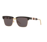 Gucci Hombre Sunglass GG0603S - Color del Marco: Negro Brillante, Color de la Lente: Gris