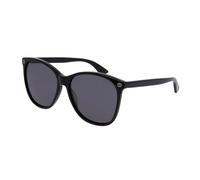 Gucci Mujer GG0024S 001 Gafas de sol Plástico Negro Gris Redonda Normal