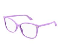 Gucci Mujer GG0026O 014 Monturas ópticas Acetato Violeta Transparente Cat Eye