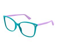 Gucci Mujer GG0026O 015 Monturas ópticas Acetato Verde Transparente Cat Eye