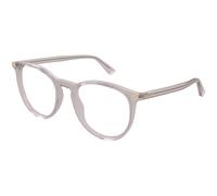 Gucci Mujer GG0027O 011 Monturas ópticas Acetato Gris Transparente Redonda