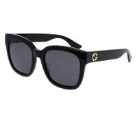 Gucci Mujer GG0034SN 001 Gafas de sol Acetato Negro Gris Cuadrada