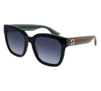 Gucci Mujer GG0034SN 002 Gafas de sol Acetato Negro Gris Cuadrada Sombreado