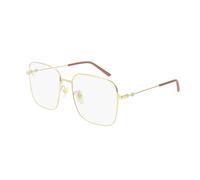 Gucci Mujer GG0445O 001 Monturas ópticas Metal Oro Cuadrada
