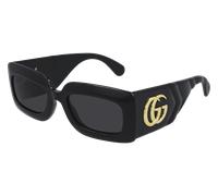 Gucci Mujer GG0811S col. 001 Gafas de sol Inyectado Negro Gris Cuadrada
