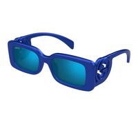 Gucci Mujer GG1325S 010 Gafas de sol Inyectado Azul Azul Cuadrada