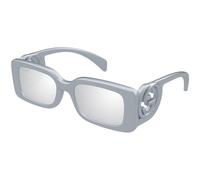 Gucci Mujer GG1325S 011 Gafas de sol Inyectado Plata Plata Cuadrada