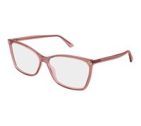 Gucci Mujer Gucci GG0025O 023 Monturas ópticas Acetato Rosa Transparente Cat Eye