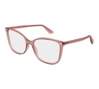 Gucci Mujer Gucci GG0026O 029 Monturas ópticas Acetato Rosa Transparente Cat Eye