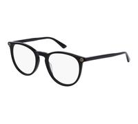 Gucci Mujer GG0027O 001 Monturas ópticas Plástico Negro Transparente Redonda