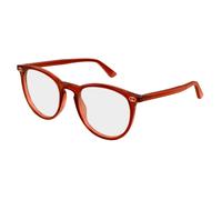 Gucci Mujer Gucci GG0027O 013 Monturas ópticas Acetato Burdeos Transparente Redonda