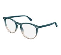 Gucci Mujer Gucci GG0027O 020 Monturas ópticas Acetato Gris Transparente Redonda