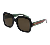 Gucci Mujer Gucci GG0036SN 002 Gafas de sol Acetato Negro Marrón Cuadrada Normal