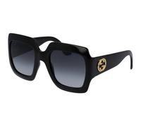Gucci Mujer Gucci GG0053SN 001 Gafas de sol Acetato Negro Gris Oversize Sombreado