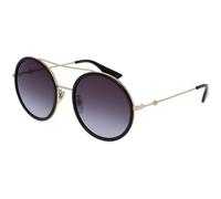 Gucci Mujer Gucci GG0061S 001 Gafas de sol Metal Oro Gris Redonda Normal