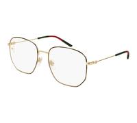 Gucci Mujer Gucci GG0396O 001 Monturas ópticas Metal Oro Transparente Cuadrada