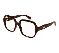 Gucci Mujer Gucci GG0799O 002 Monturas ópticas Acetato la Habana Transparente Cuadrada