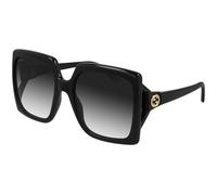 Gucci Mujer Gucci GG0876S 001 Gafas de sol Inyectado Negro Gris Cuadrada Normal Sombreado