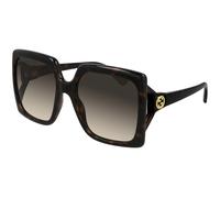 Gucci Mujer Gucci GG0876S 002 Gafas de sol Inyectado la Habana Marrón Cuadrada Normal Sombreado